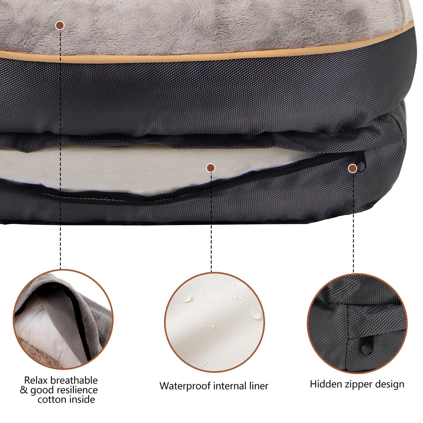 Kennel Two-color Four-side Sofa Four Seasons Universal Winter Warm