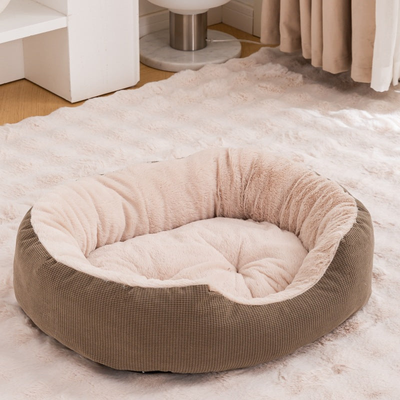 Winter Fleece-lined Thick Removable Washable Scratch-resistant Wear-resistant Warm Cat Nest