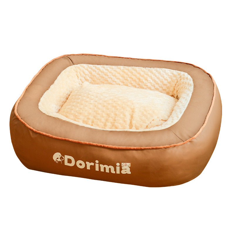 Winter Warm Removable And Washable Simple Printed Kennel