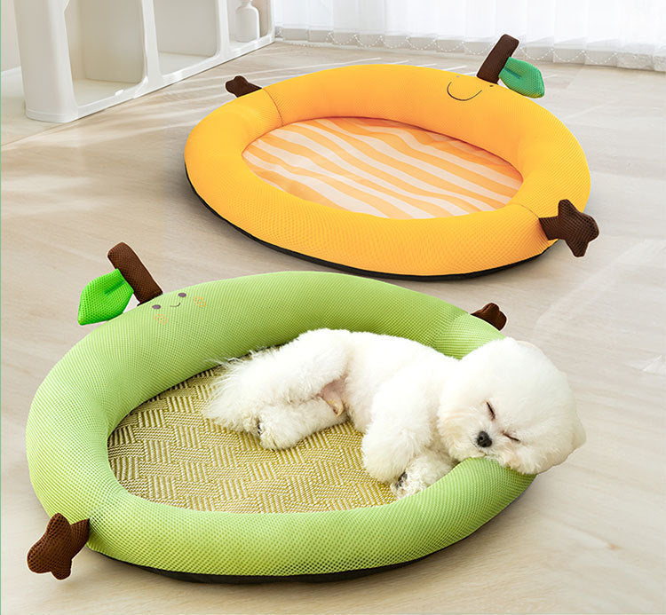 Fruit Backrest Nest Kennel Cat Nest Dog Mat Nest Bigbear Teddy Dog Mat Pet Cool Nest