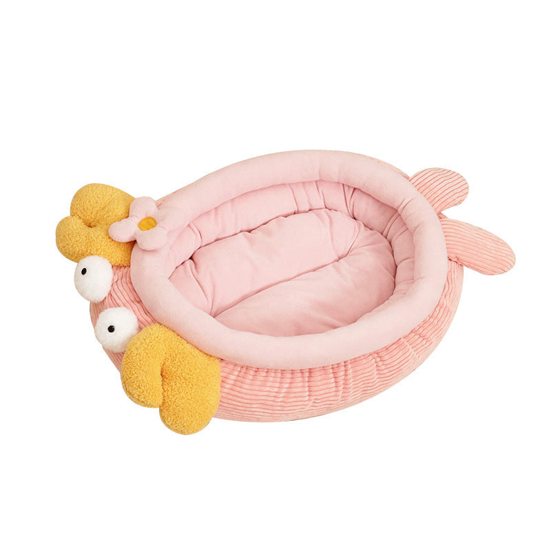 Cat Nest For Winter, Dog Nest, Lobster Pet Nest, Semi-enclosed Nest For Pets To Sleep In Winter, Cat Bed, Pet Supplies