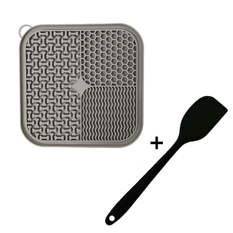 Dog Licking Mat Slow Feeder Premium Lick Pad With Suction Cups For Dog Anxiety Relief Slow Feeder Dog Bowls Pet Placemat