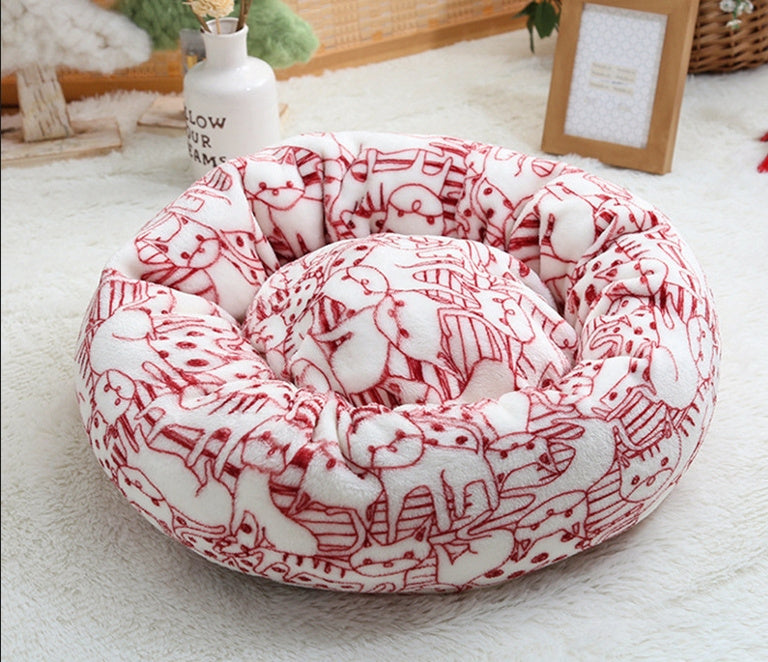 Small Square Nest Teddy Bichon Pet Kennel Dog Mat Four Seasons Universal Warm Nest
