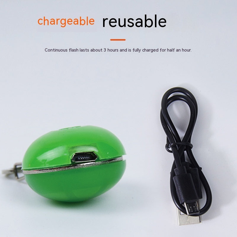 Pet Supplies Rechargeable LED Night Travel Anti-lost Warning Light Pendant