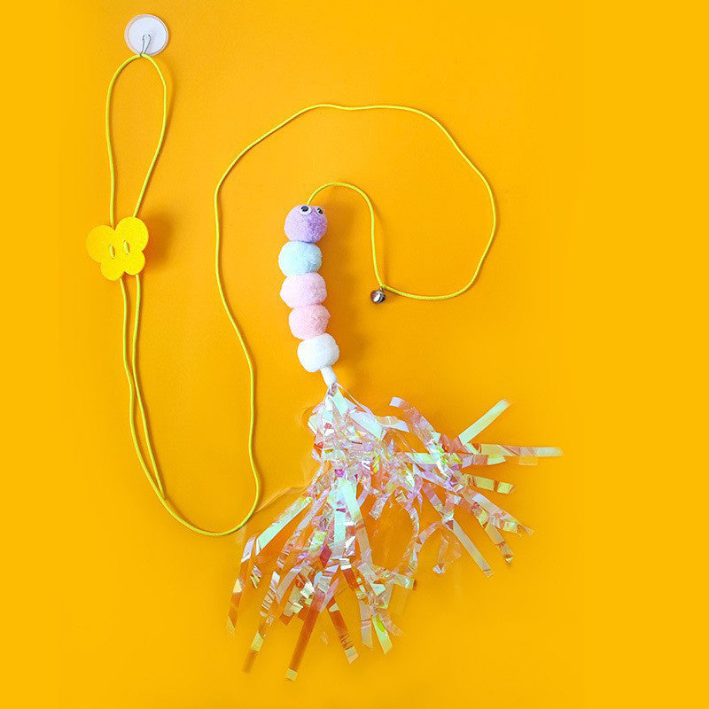 Cat Toys For Indoor Cats Interactive Cat Toys For Indoor Cats 200cm Hanging Cat Toy Self-Excited Retractable Nylon Stress Relief Cat Catnip Swing