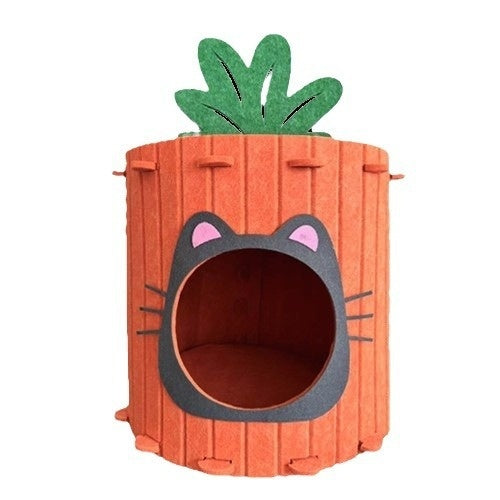 Carrot Cat Nest Villa Cat Scratch Board Integrated Wear-resistant No Dandruff