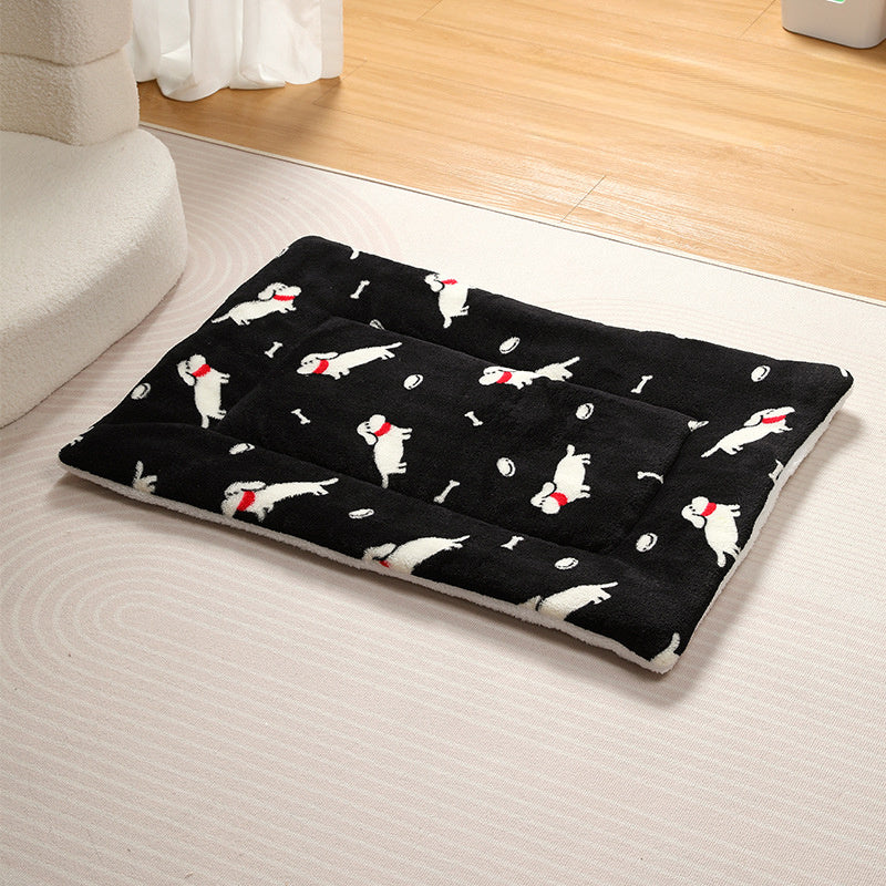 Hot Selling Cute Cat Blanket Pet Winter Warm Coral Velvet Pet Dog Cat Blanket Autumn And Winter Pet Supplies