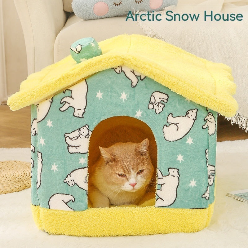 Dog Kennel Easy To Assemble Removable And Washable Soft