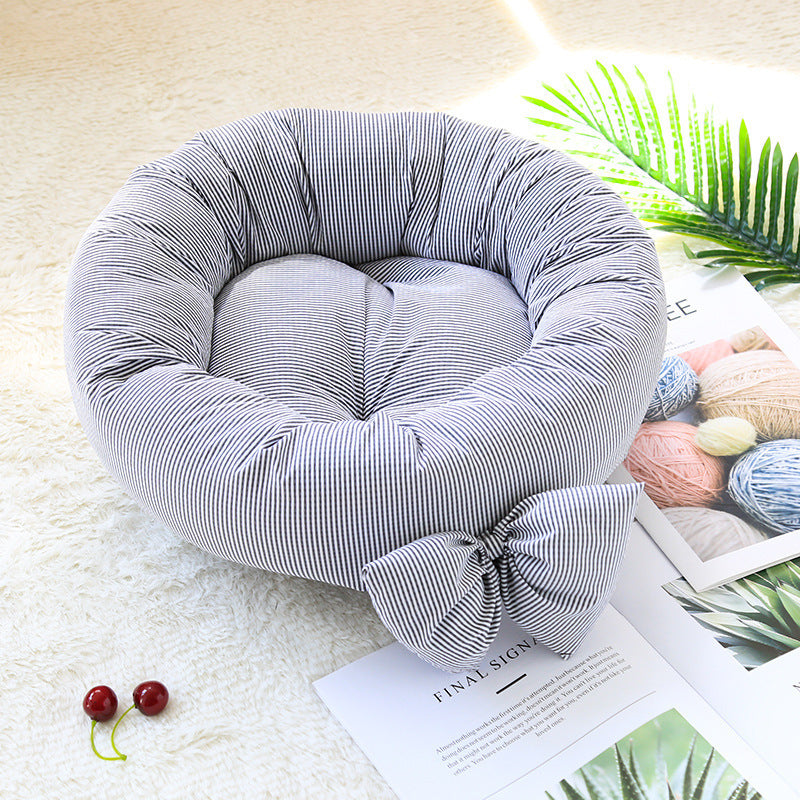 Small Square Nest Teddy Bichon Pet Kennel Dog Mat Four Seasons Universal Warm Nest