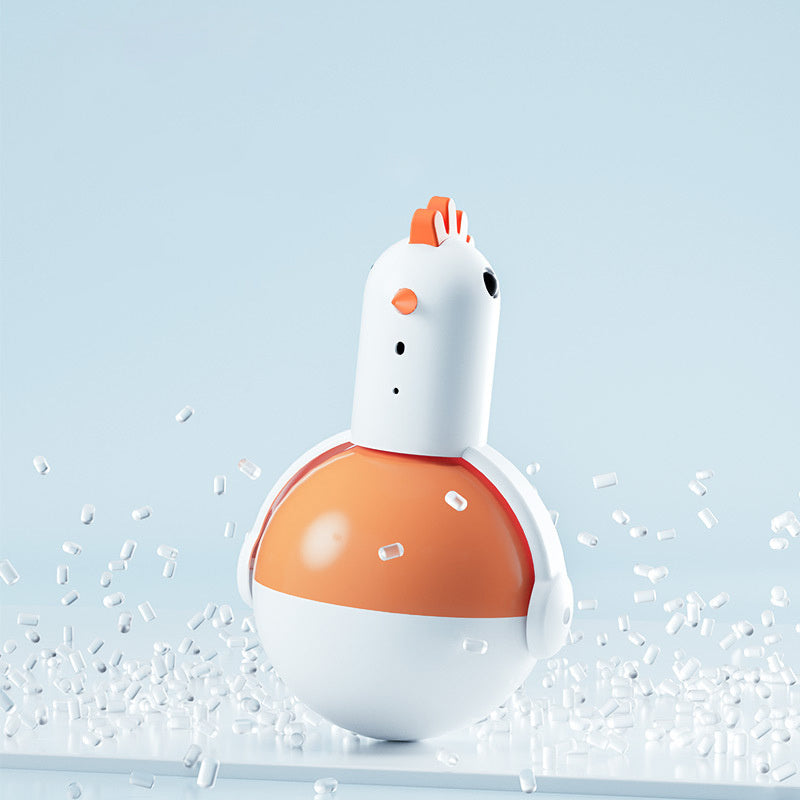 Electric Cat Toy Chicken Glass Laser Sound Cat Toy