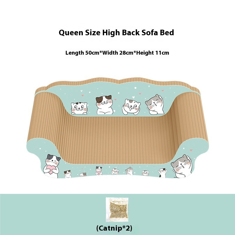 Sofa With Scratching Board Chamfer Socket Integrated Wear-resistant