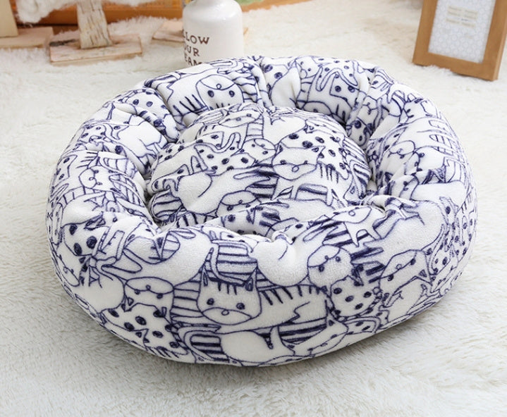 Small Square Nest Teddy Bichon Pet Kennel Dog Mat Four Seasons Universal Warm Nest