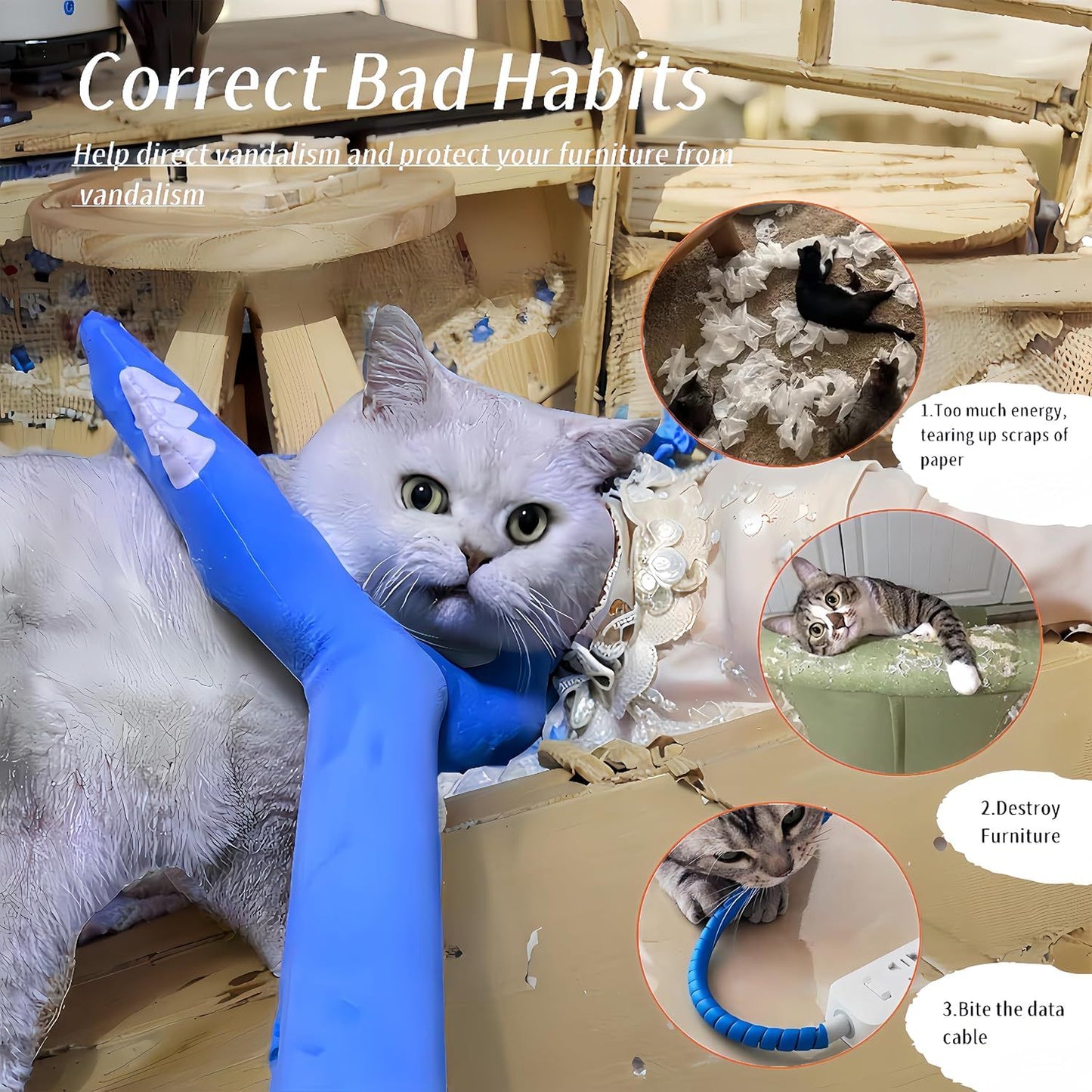 Plush Cat Wand Toy Catch The Naughty Cat Wand Pet Toys Interactive Cat Toy Chikawa Cat Toy Wand Sanctioning Cat Stick Toy Cat Toys For Indoor Cats