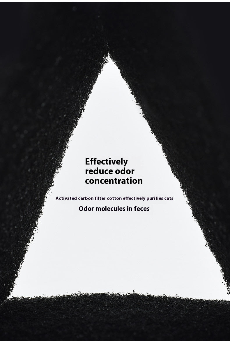 Pet Filter Cotton Activated Carbon Deodorant Filter Closed Litter Box A Pack Of Three Pieces