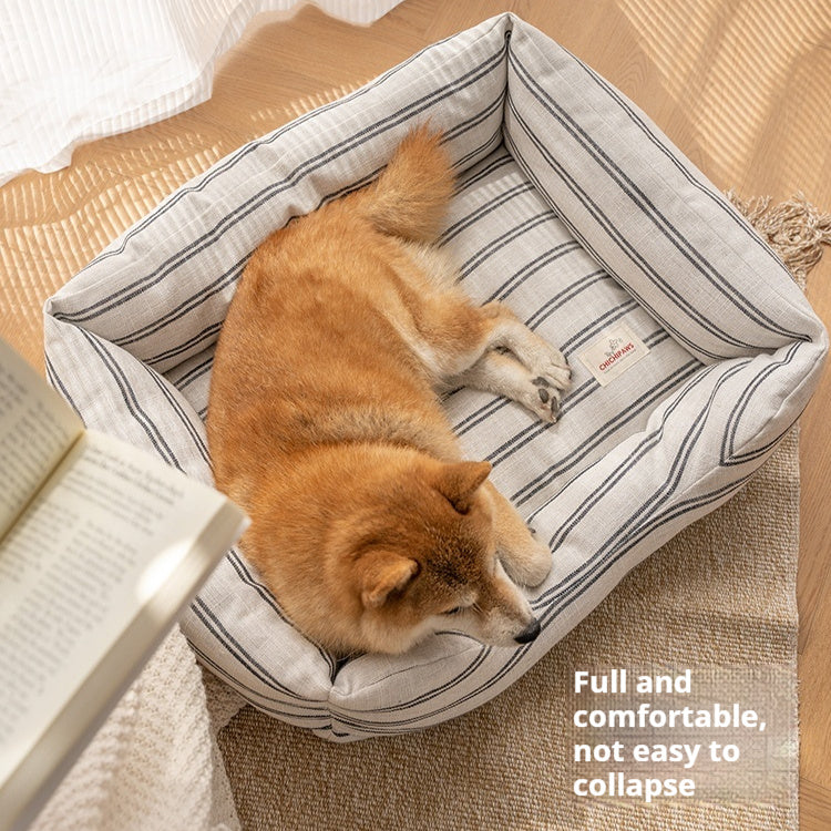Cotton And Linen Four Seasons Universal Kennel Pet Mat Not Removable And Washable