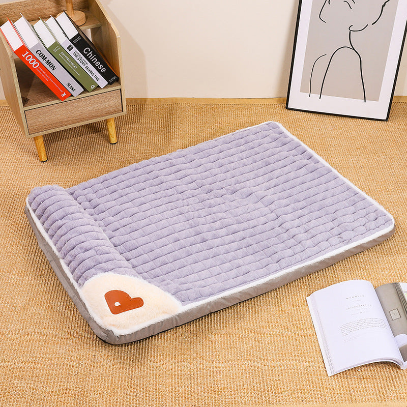 New Winter Warm Removable Pet Cat Pad Dog Pad Doghouse Sleeping Pad Pet Supplies Large, Medium And Small Sleeping Beds