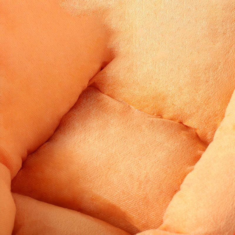 Carrot Dog Nesting Bed With Washable Soft And Breathable Blanket Small And Medium Pet Bed Puppy Cushion