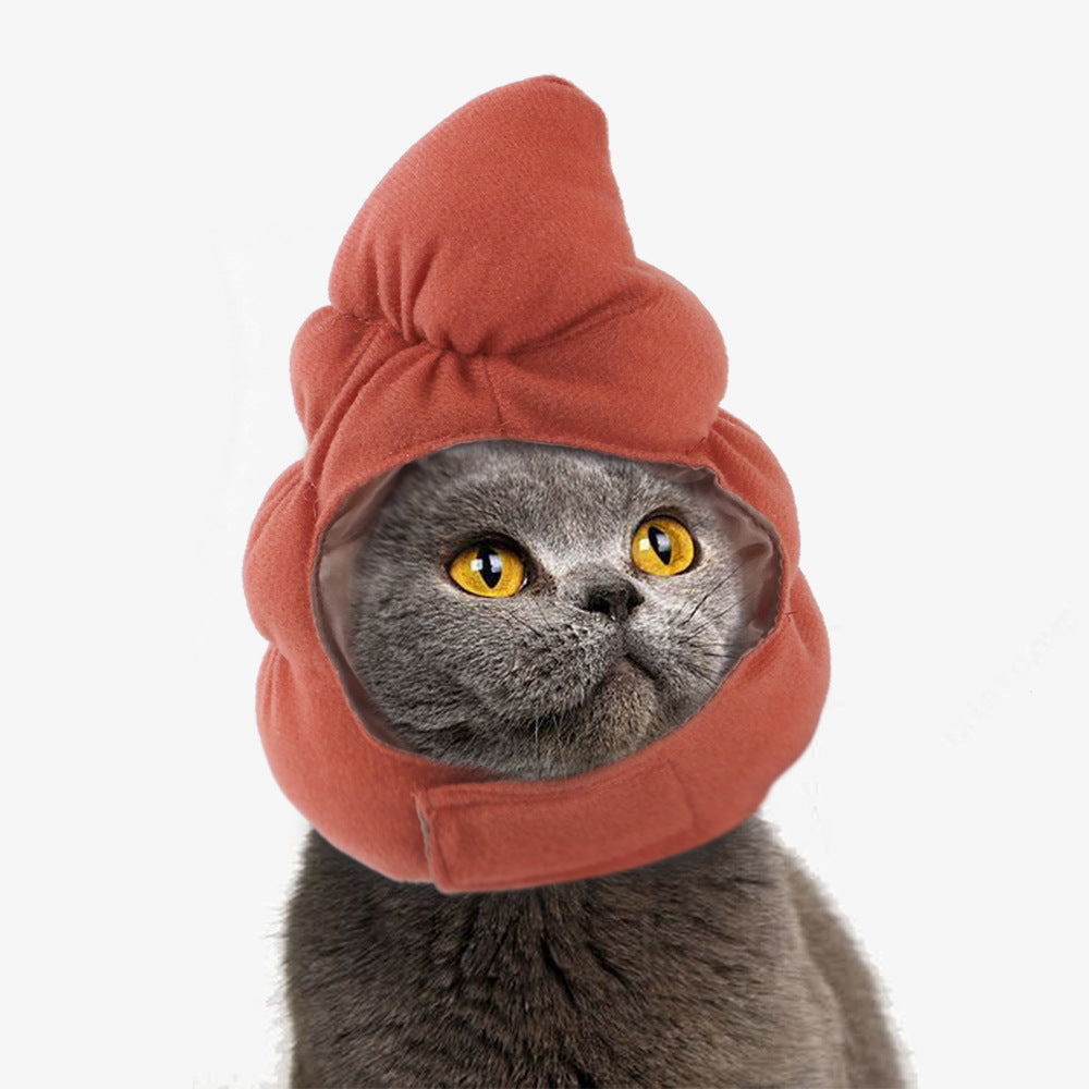Funny Pet Dog Cat Costume Warm Hat Photo Props Headwear