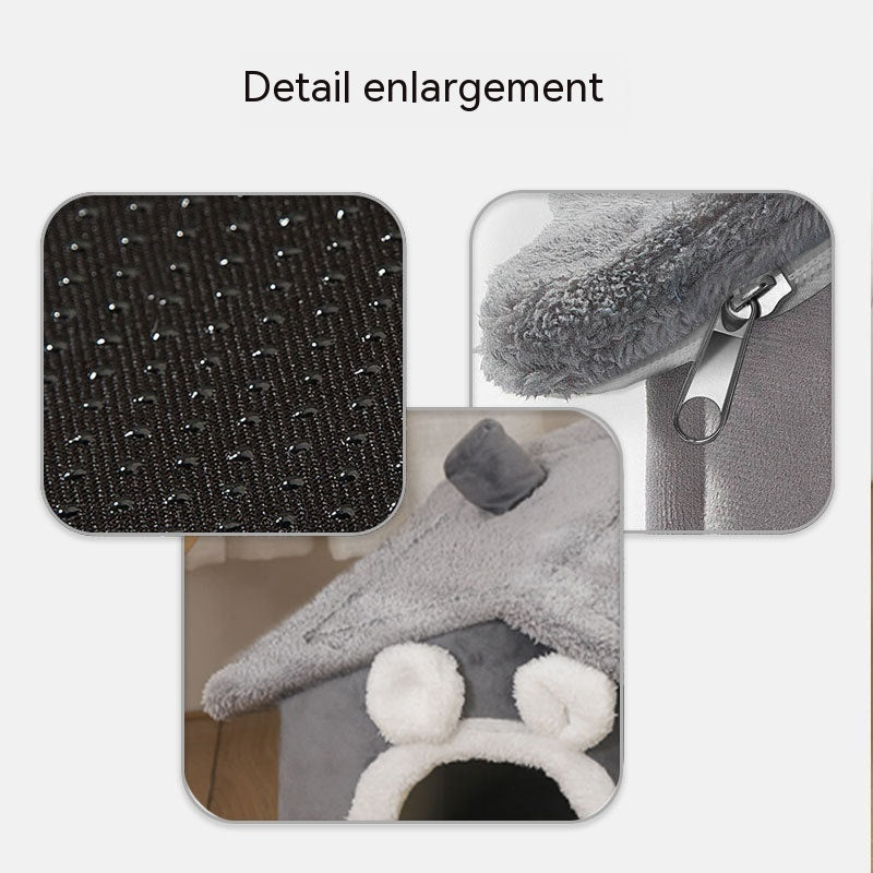 Dog Kennel Easy To Assemble Removable And Washable Soft