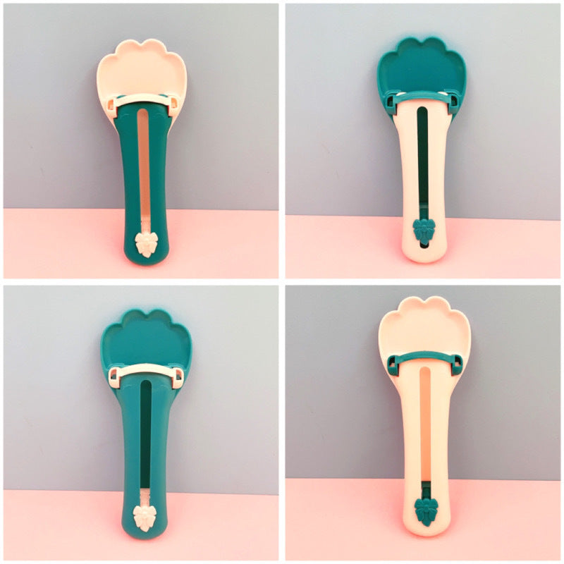 Pet Feed Spoon Snack Extrusion Food Scoop Cat Treat Bars Squeezer Feeder Puppy Kitten Liquid Food Cereal Dispenser Dropshipping