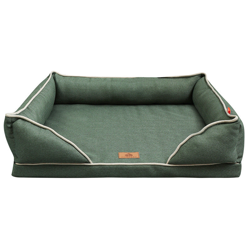 Linen Square Nest Removable And Washable Four Seasons Universal Kennel Dogs Bed
