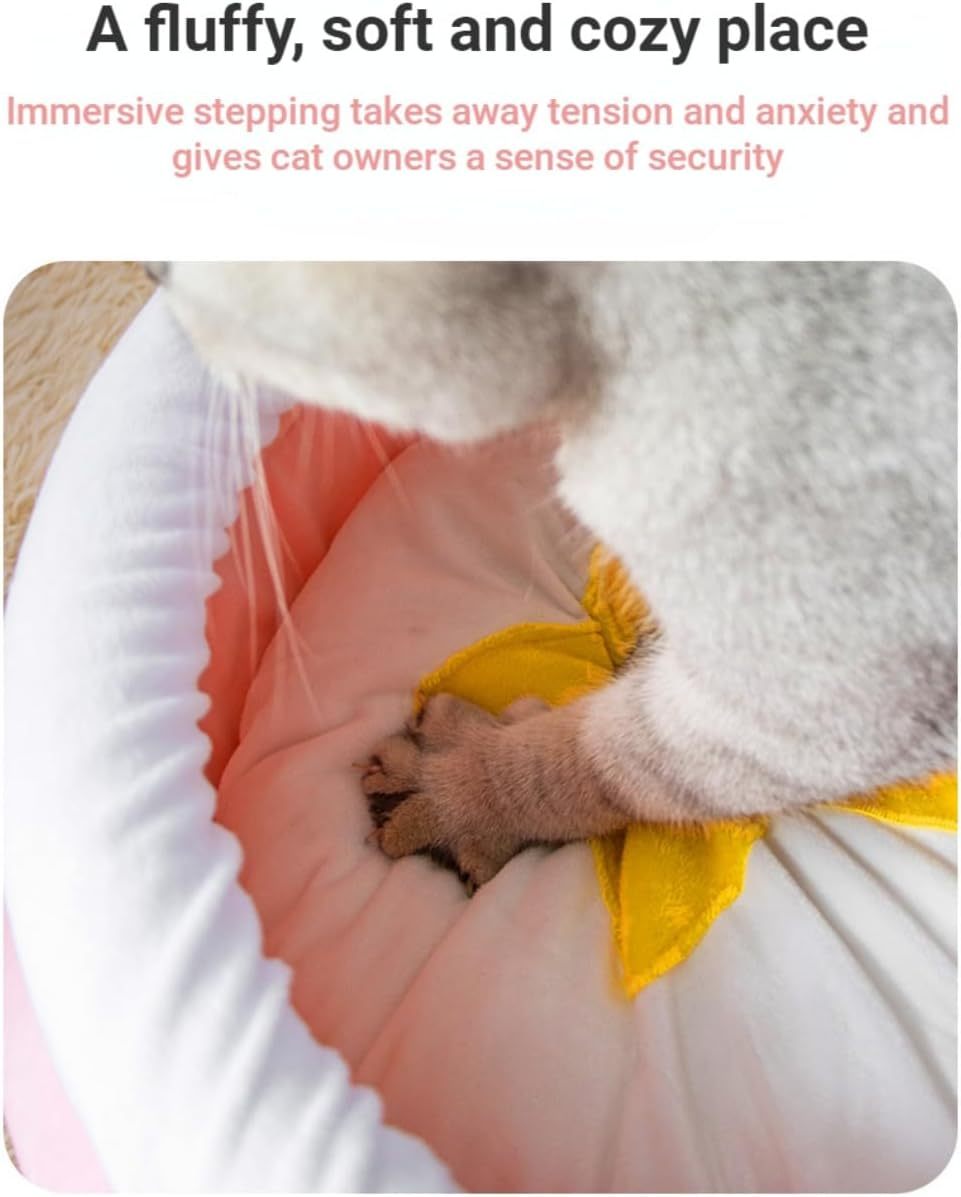 Cat Nest Honey Pot Magic Shape Cat Sofa Bed Cute And Comfortable Pet Cat Nest Warm Large Space Soft Pet Bed Suitable For Small Cats And Dogs