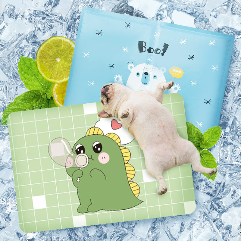 Cartoon Small And Medium Sized Kennel Pad Cooling Ice Pad