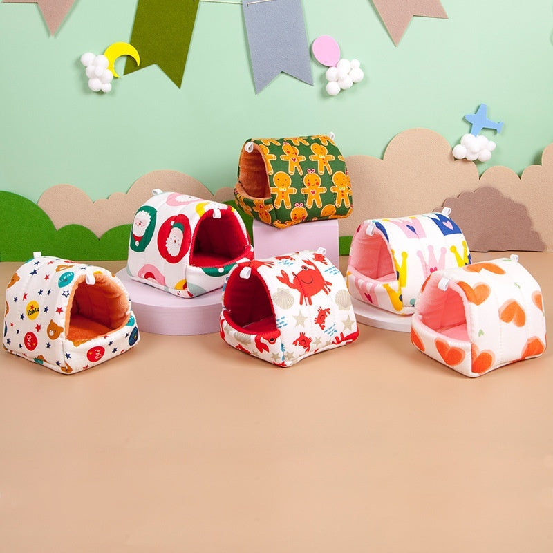 Parrot Rabbit Hedgehog Warm Winter Bird Nest