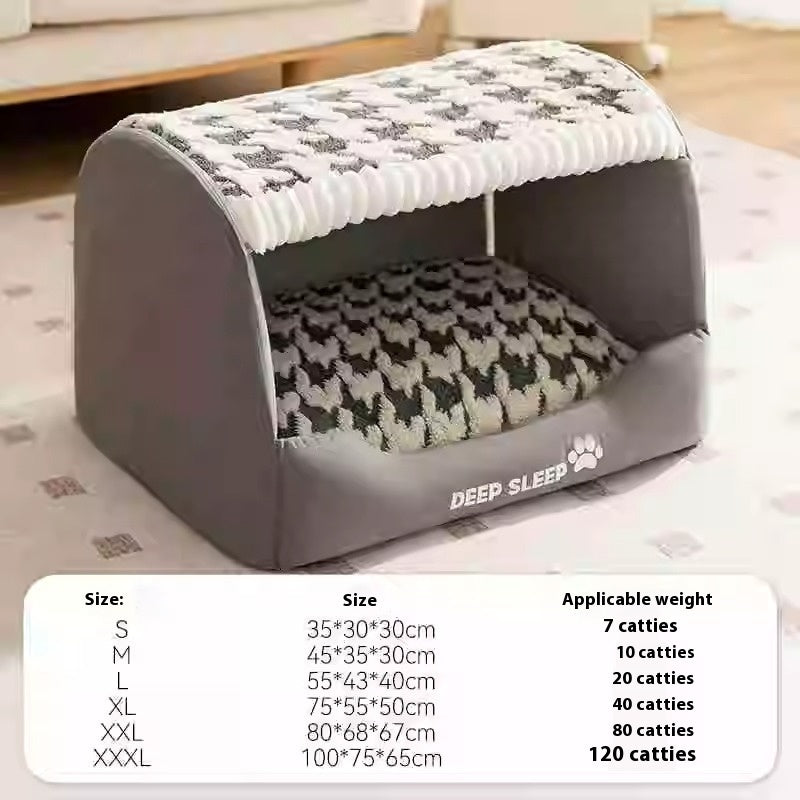 Small And Medium Size Large Dog Nest Three-dimensional Warm