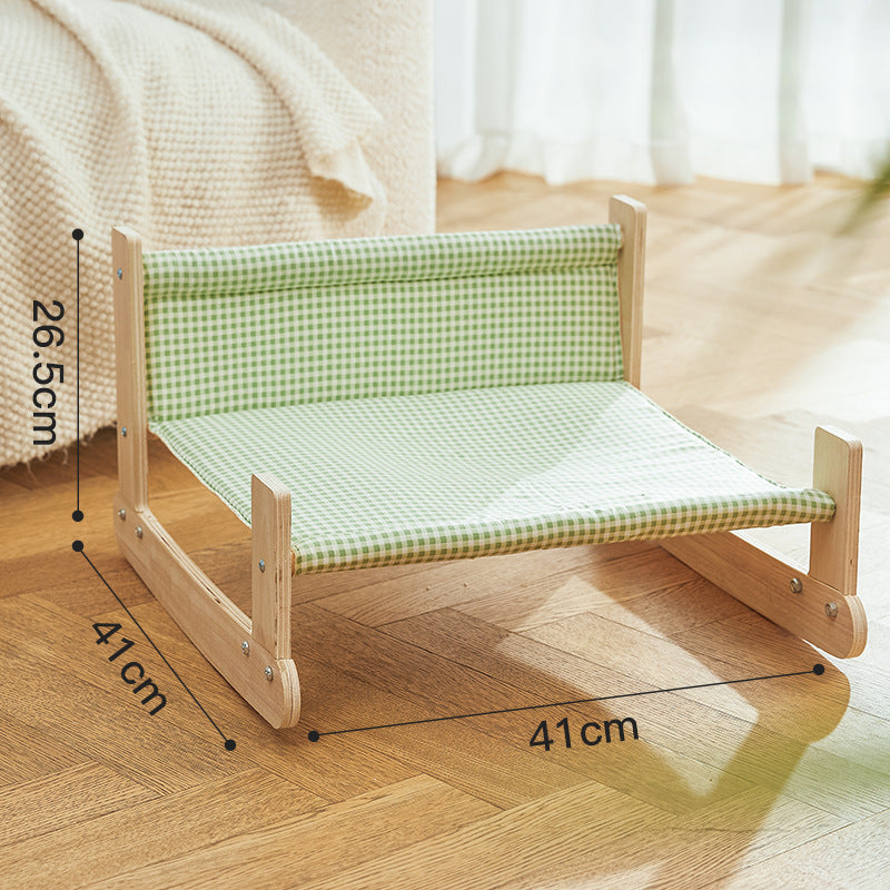 Cat Beach Chair Summer All Seasons Elevated Cat Bed Cat Comfort Sleeping Nest House