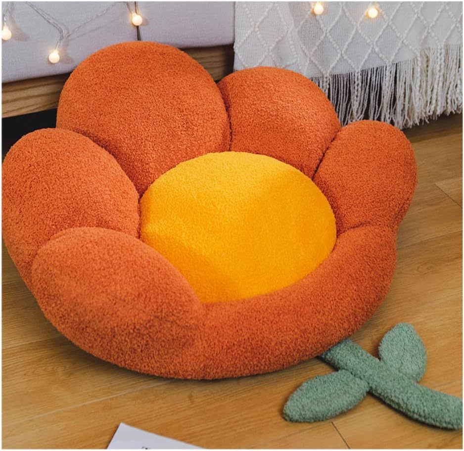Flower Shaped Cat Nest Soft Non Slip Thick Comfortable Bed Multifunctional Cushion Suitable For Small Cats And Dogs