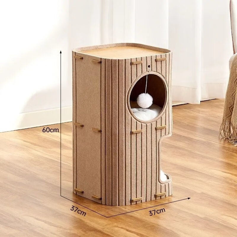 Four Seasons Universal Scratch Board Closed Cat Cat Climbing Frame Nest