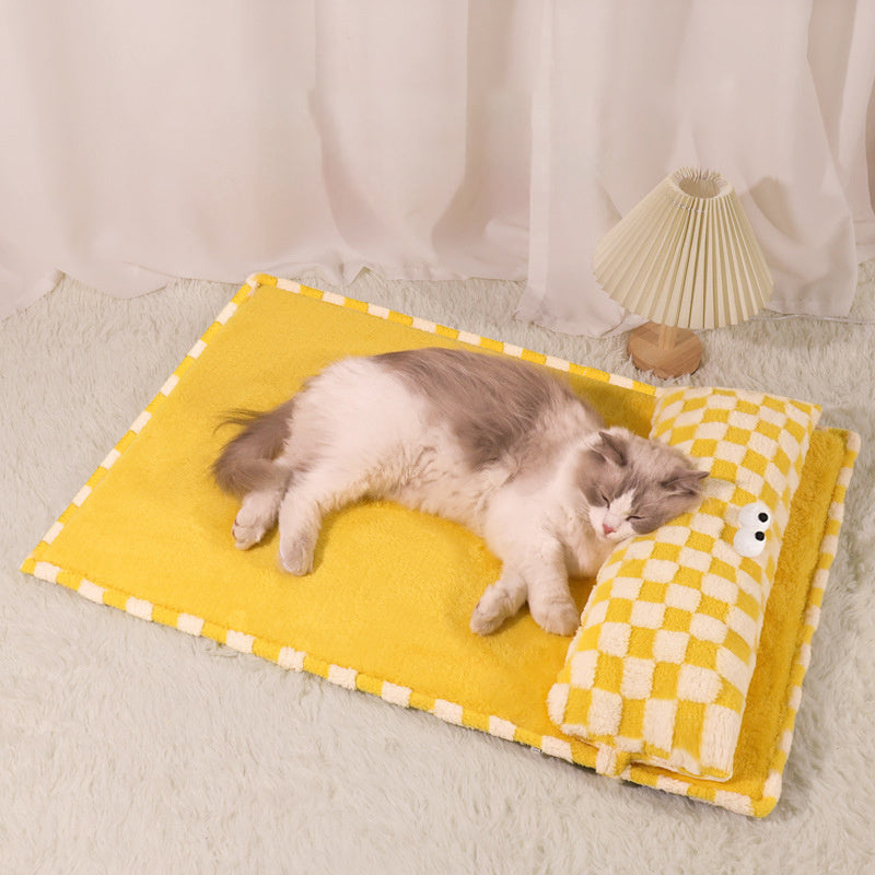 Cat's Nest For All Four Seasons Universal Kennel Large Dog Cushion Summer Pet Nest Cat Sleeping Mat