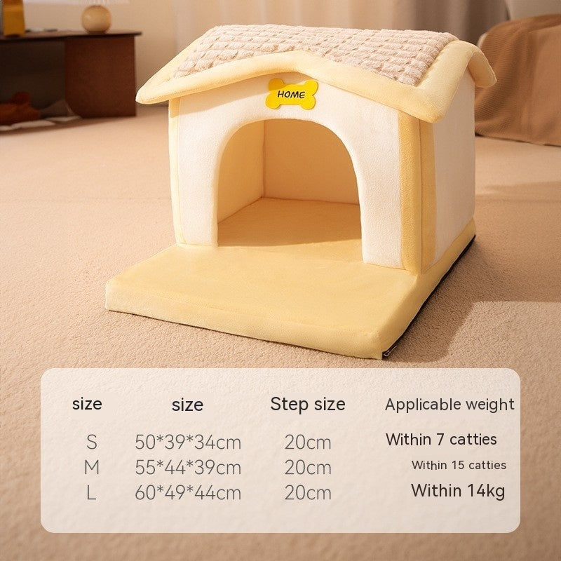 Autumn And Winter Closed Warm Cat Bed Kennel Pet Supplies
