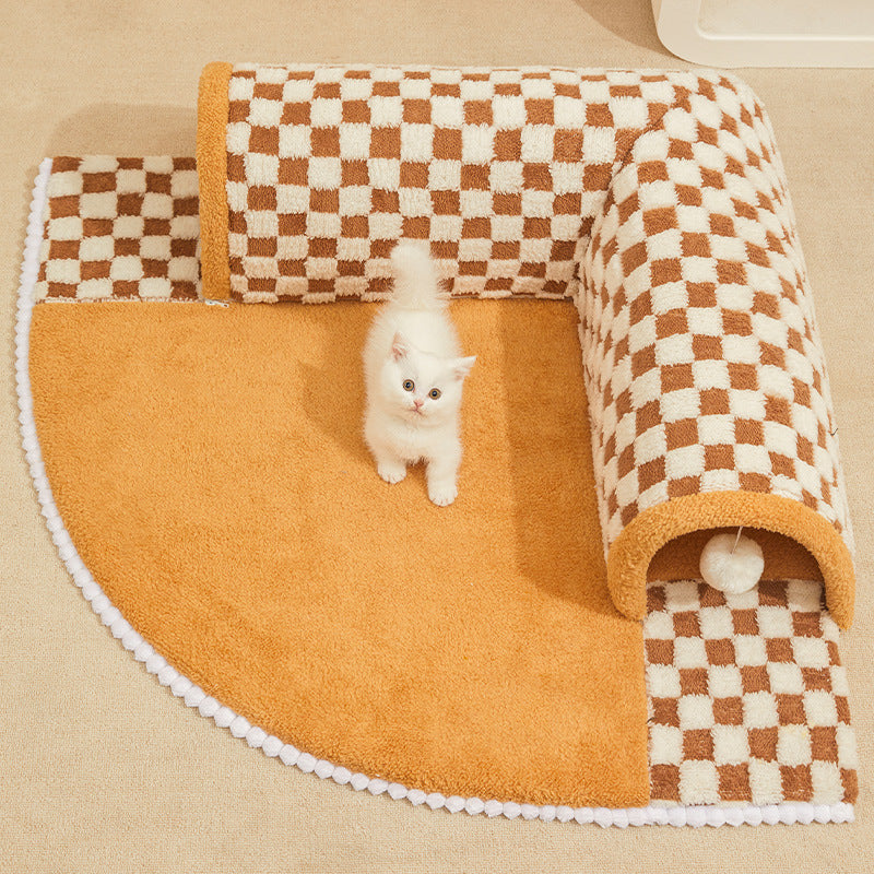 Tunnel Cat Nest Winter Warm Removable And Washable