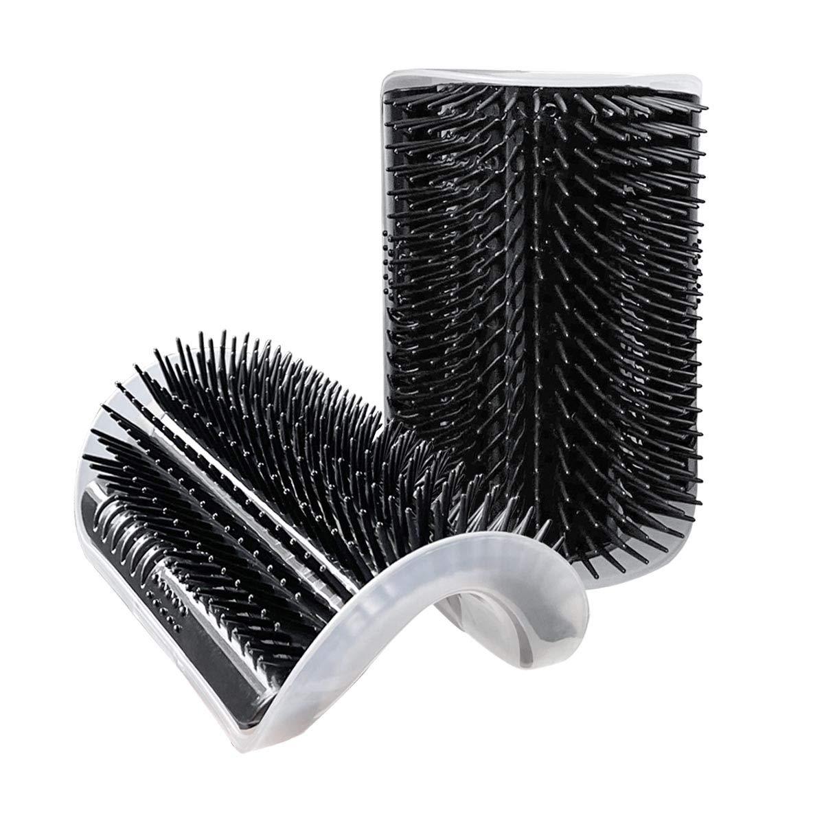 Cat Self Groomer Arch Self Cleaning Slicker Brush Upgraded Cat Brushes Wall Corner For Shedding Grooming, Softer Massager Comb Interactive Toy For Short Long Haired Dog Kitten Puppy