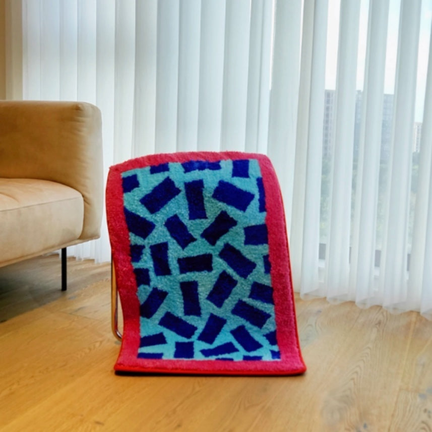 Household Dopamine Color Matching Square Carpet
