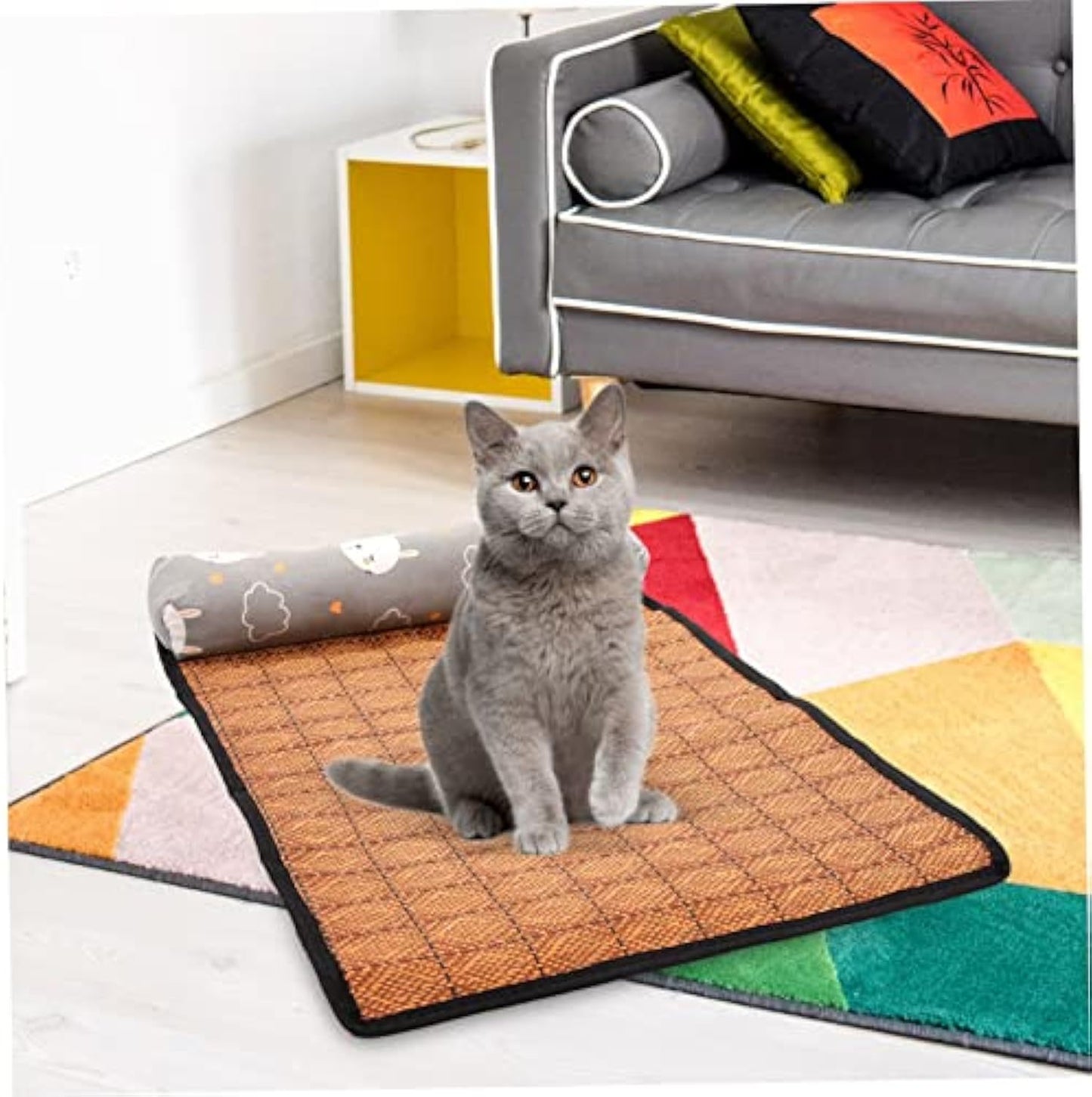 Cooling Mat For Pets - Ice Silk Pad For Cats And Dogs To Beat The Heat In Summer