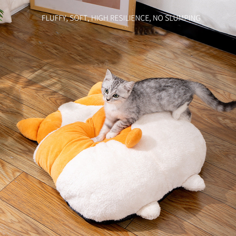 Sleeping Bag For Cats Warm Winter Semi-closed Bed Pet Nest Sleeping Mat Cat Nest Kennel Universal For All Four Seasons