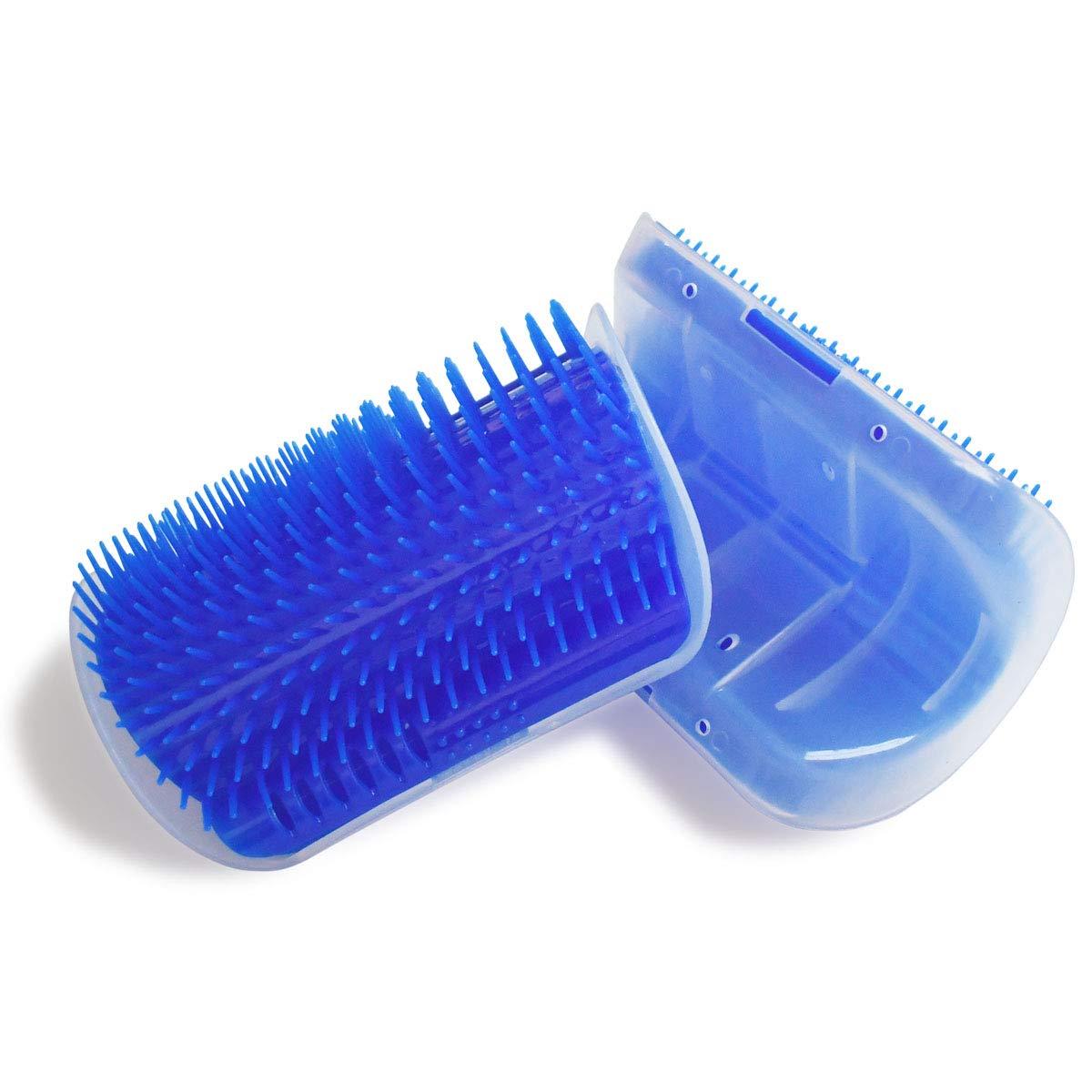 Cat Self Groomer Arch Self Cleaning Slicker Brush Upgraded Cat Brushes Wall Corner For Shedding Grooming, Softer Massager Comb Interactive Toy For Short Long Haired Dog Kitten Puppy