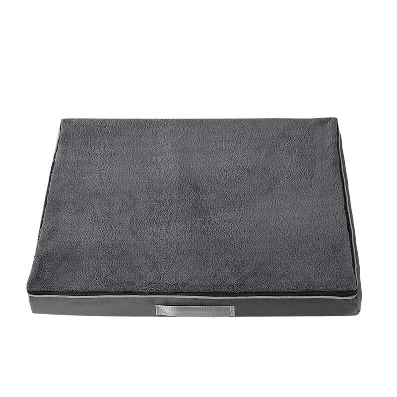 Big Pet Bed, Plush Memory Foam Dog Bed For Large Dog Removable Washable Dog Mattress Pet Mat, Nonslip Egg Kennel Pad Cat Sofa