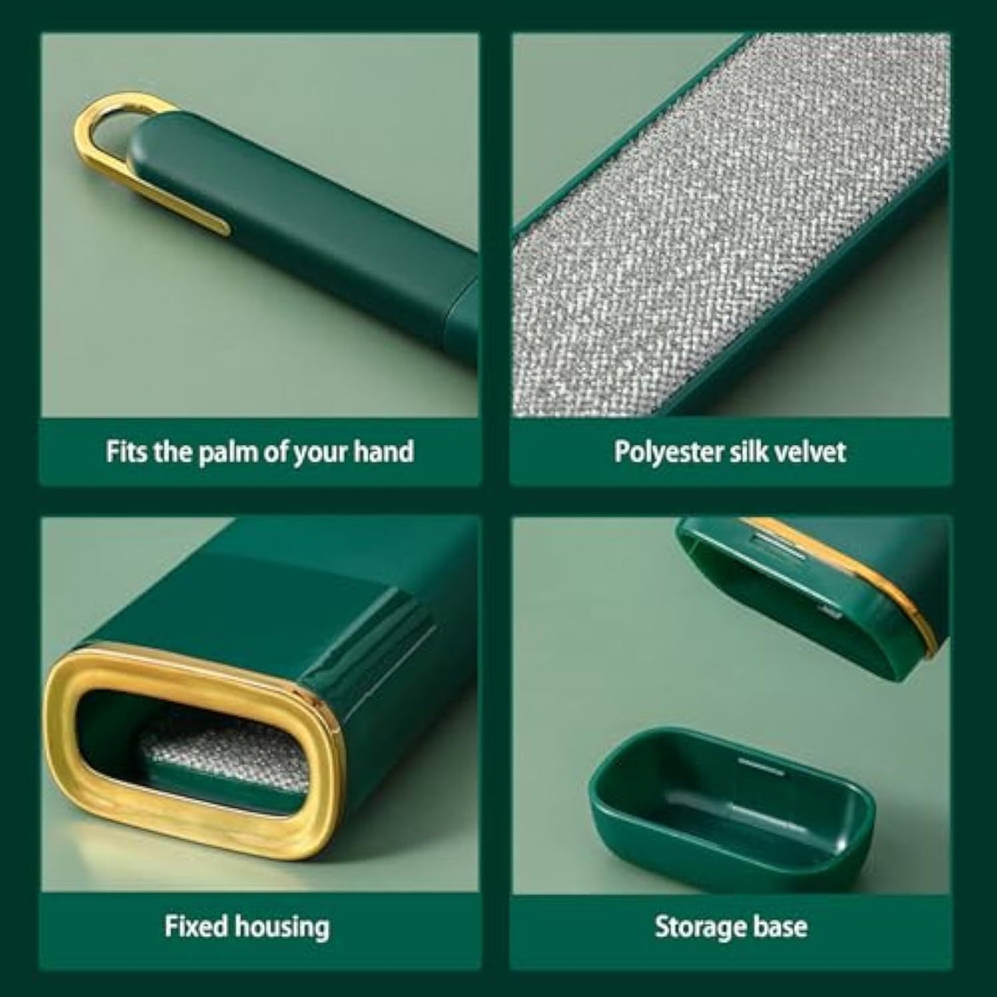 Pet Hair Remover A Pet Shedding Hair Collector Double Sided Self-Cleaning Brush Effectively Removes Pet Hair From Clothes And Furniture And It's Reusable.