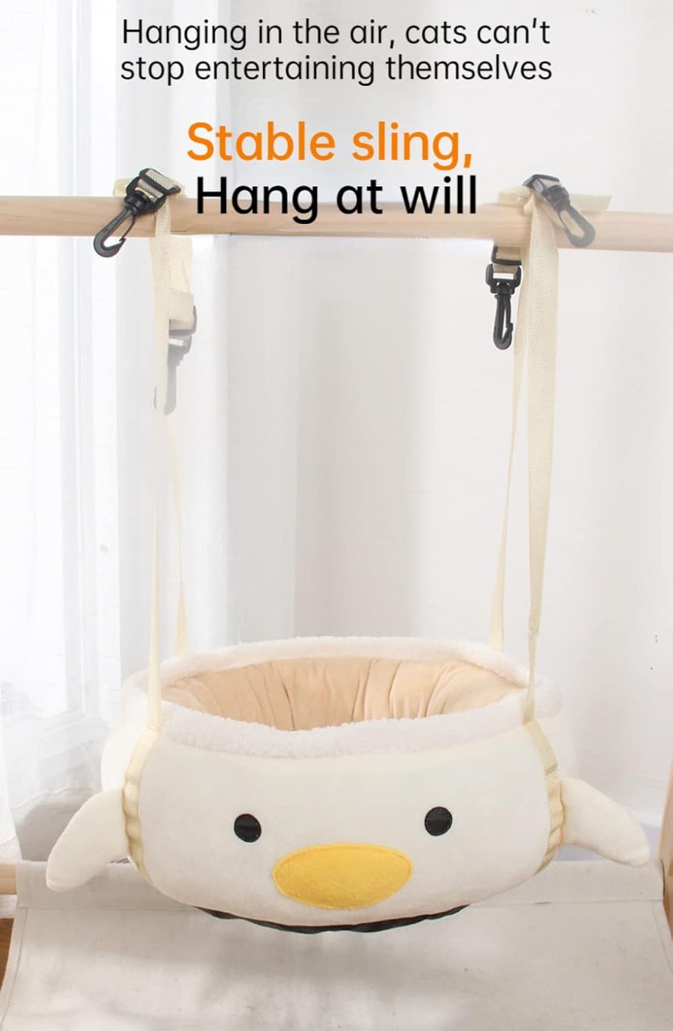 Cat Nest Chick Dinosaur Shape Cat Bed Cat Hammock Cute And Comfortable Cat Sofa Bed Can Be Hung Can Be Placed Flat Pet Bed Suitable For Small Cats And Dogs