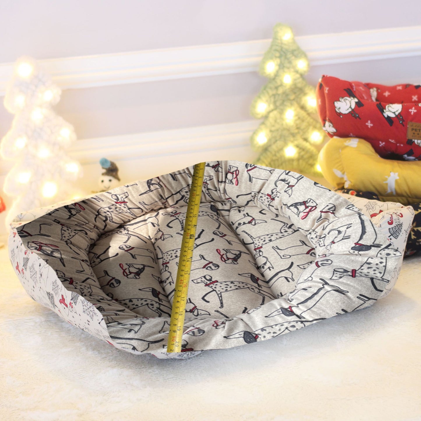 Small Square Nest Teddy Bichon Pet Kennel Dog Mat Four Seasons Universal Warm Nest