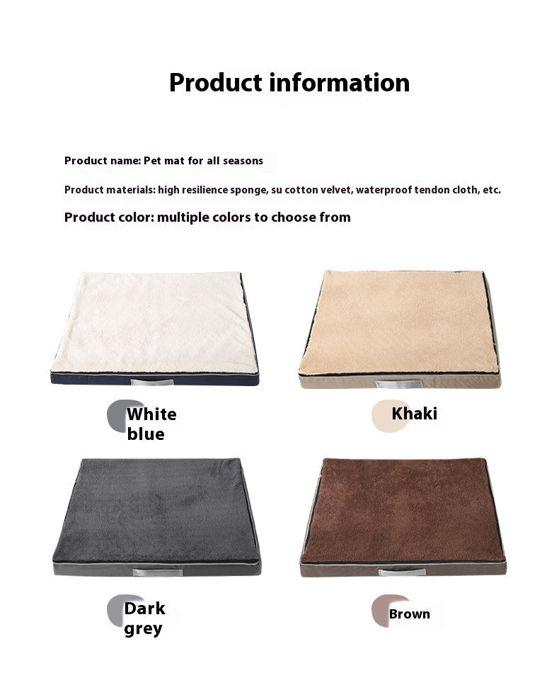 Removable And Washable Memory Sponge Pet Mat