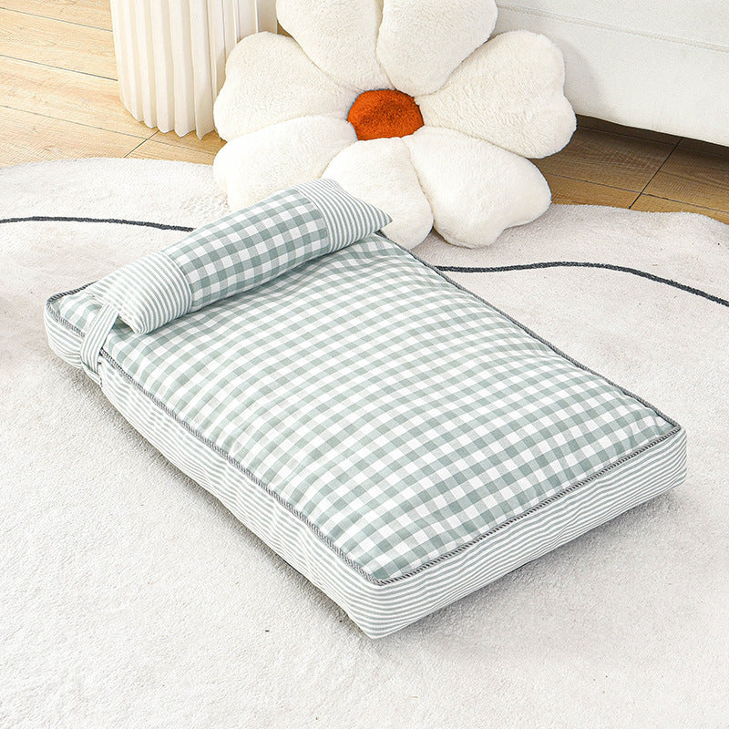 Pet Nest Dog Cushion, Warm In Autumn And Winter, Fully Removable And Washable Dog Bed, Thickened, Comfortable And Warm Cat And Dog Sleeping Mat