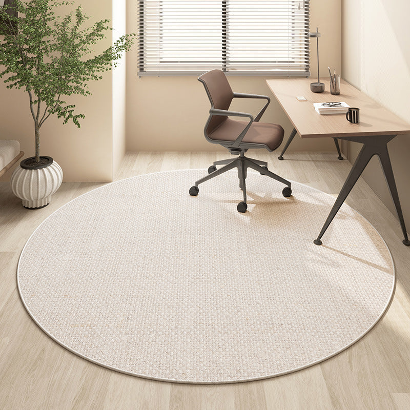 Simple Round Carpet Study Swivel Chair Absorbent Wear-resistant Skid Resistance Blanket