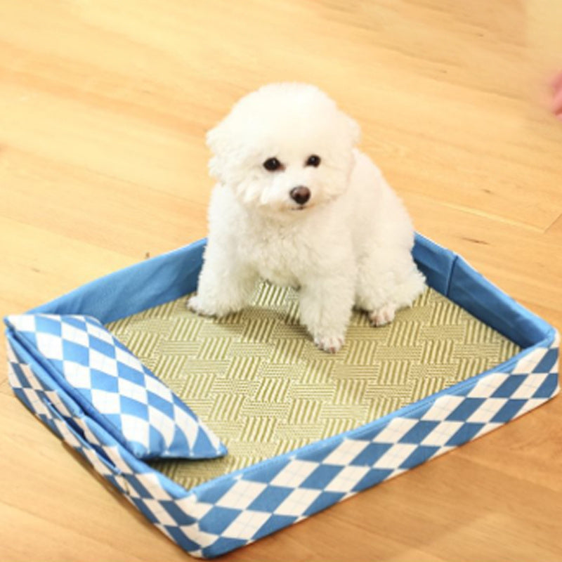 Cat Litter Summer Rattan Mat Four Seasons Universal Cat Bed Summer Cat Sleeping Nest Kitten Kitten Can Not Be Removed And Washed Pet Bed