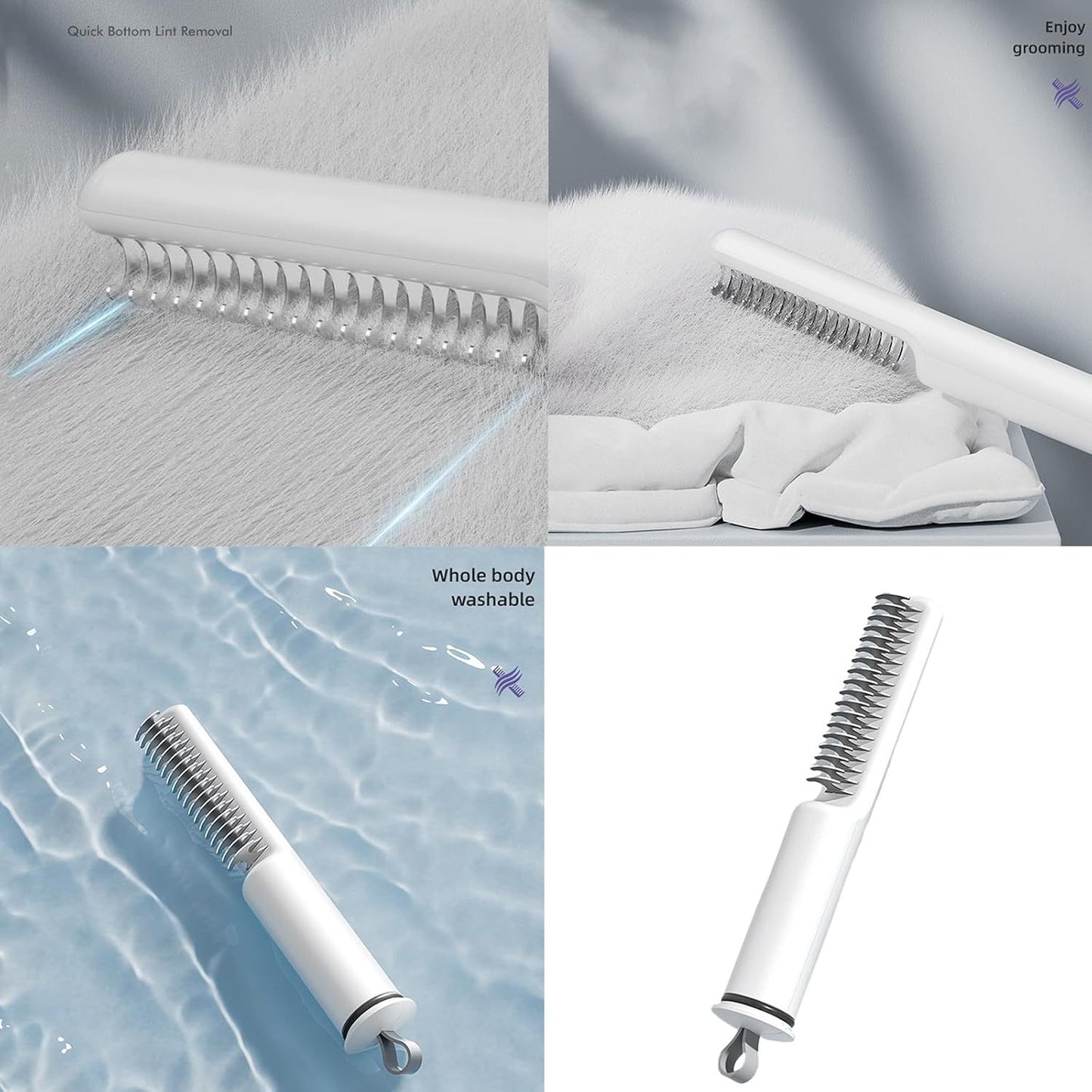 Dematting Comb Grooming Brush Comb For Remove Knots Mats Hair Stainless Steel Rake Deshedding Tool Pet Comb For Dogs
