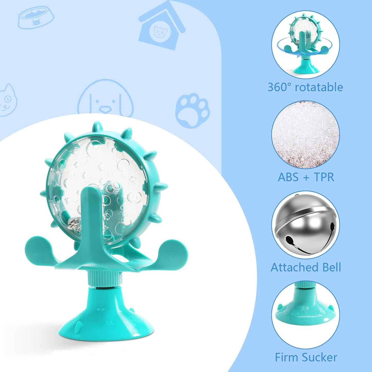 Interactive Cat Toy Puzzle Toy Pet Slow Feeder For Bored Indoor Cat Small Medium Dog